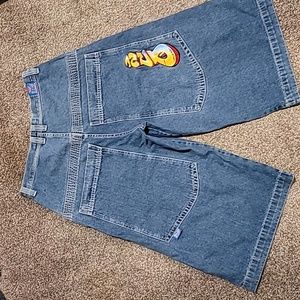 Vintage jnco jean shorts sz 34